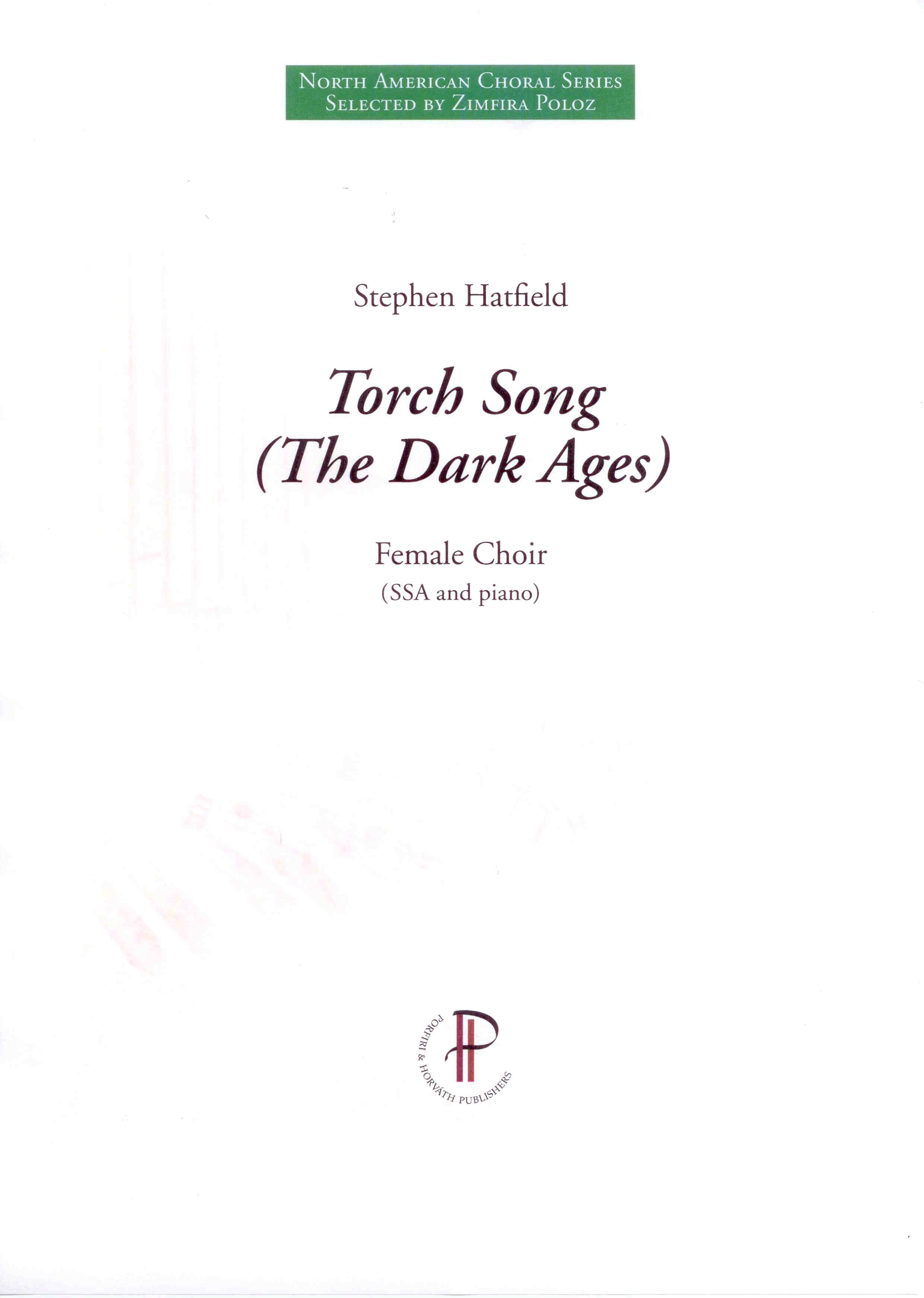 Torch Song - Show sample score